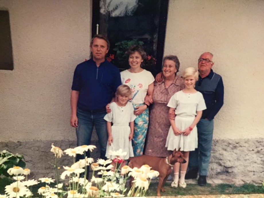 Rodinné foto a babičky Anita